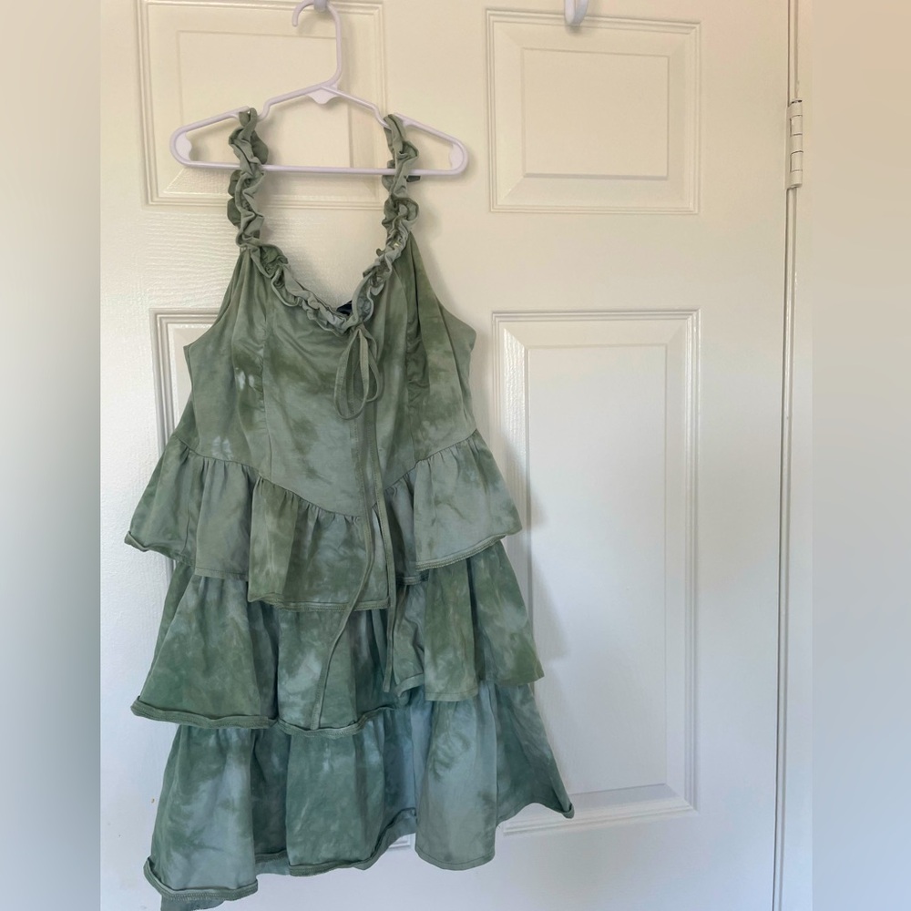 Women's baby doll Green Dress from Cider